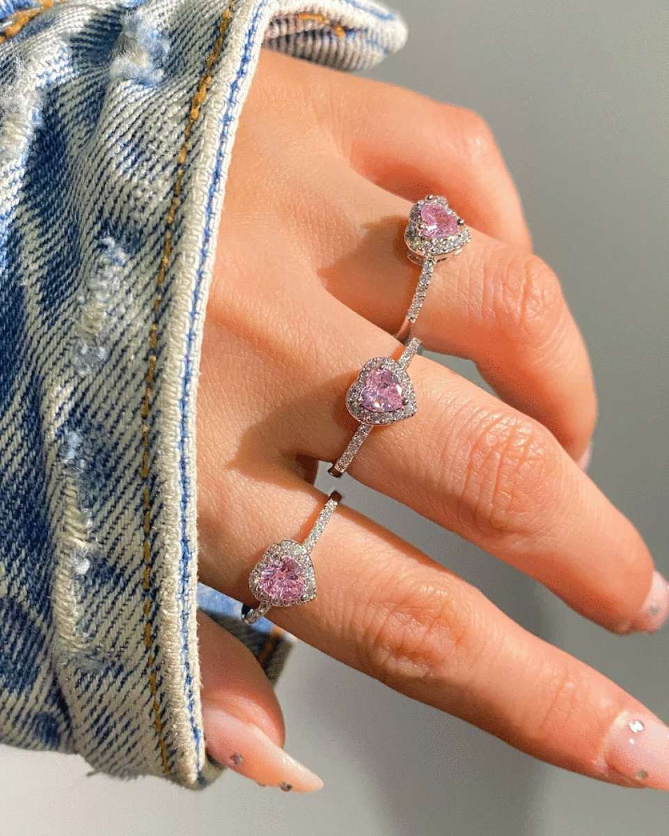 خاتم باندورا فضة Bague Pandora en argent 925