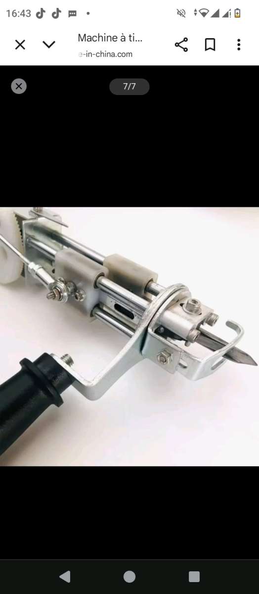 Pistolet  Touffeter pour Tapis lectrique PistoletTufting Gun