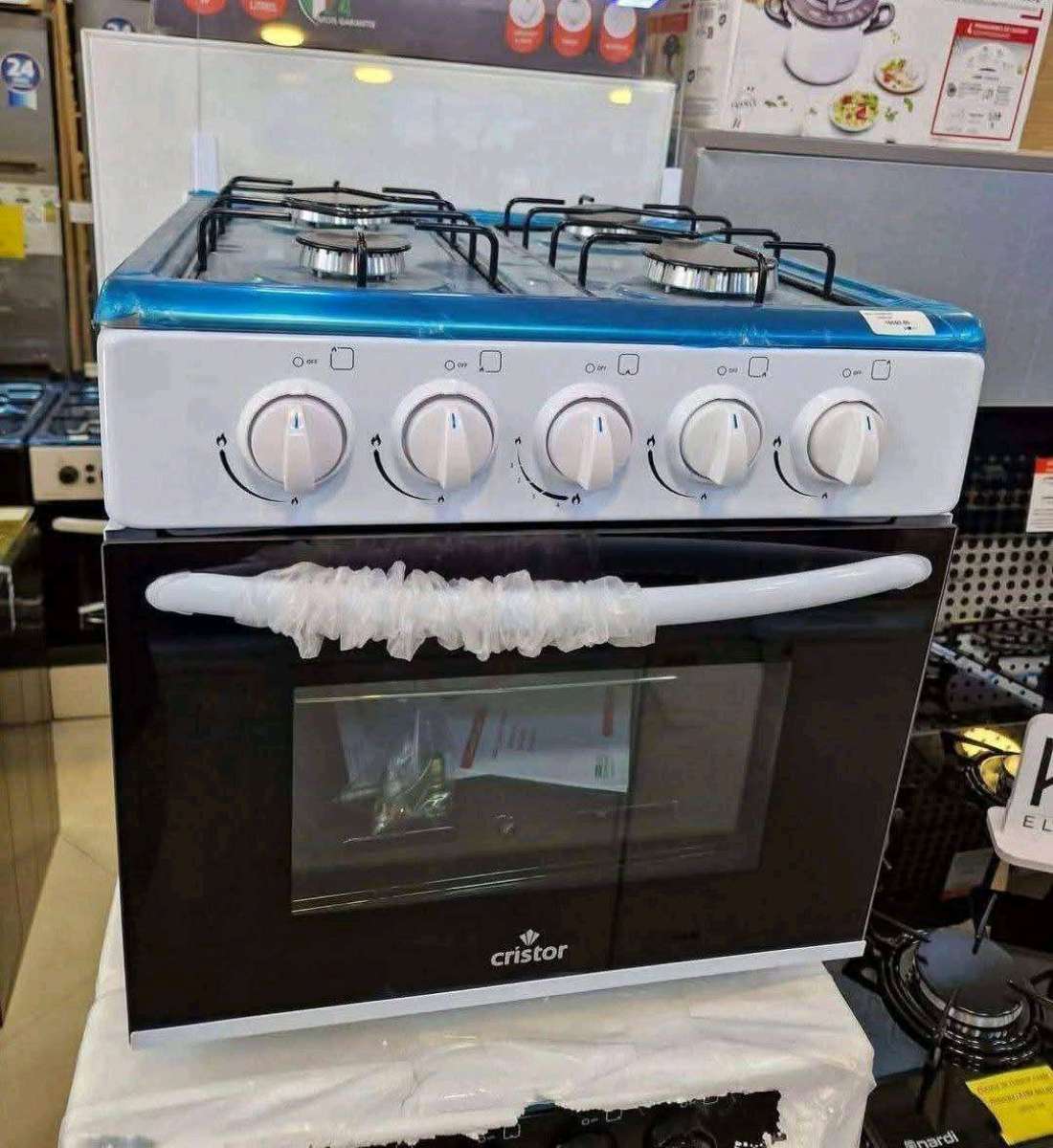 Mini Cuisinire Cristorرمادي أبيض