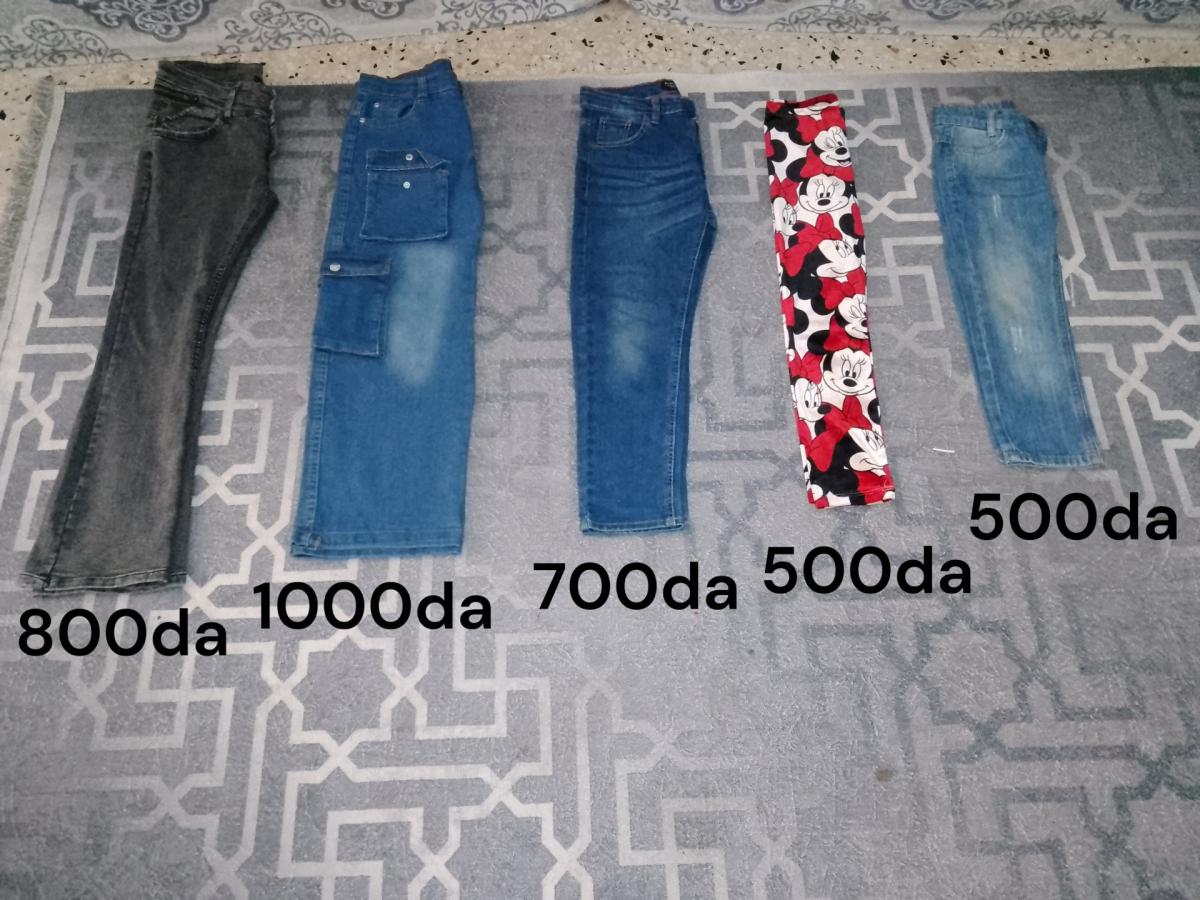 des pantalons fillettes et des pulls fillettes bon prix