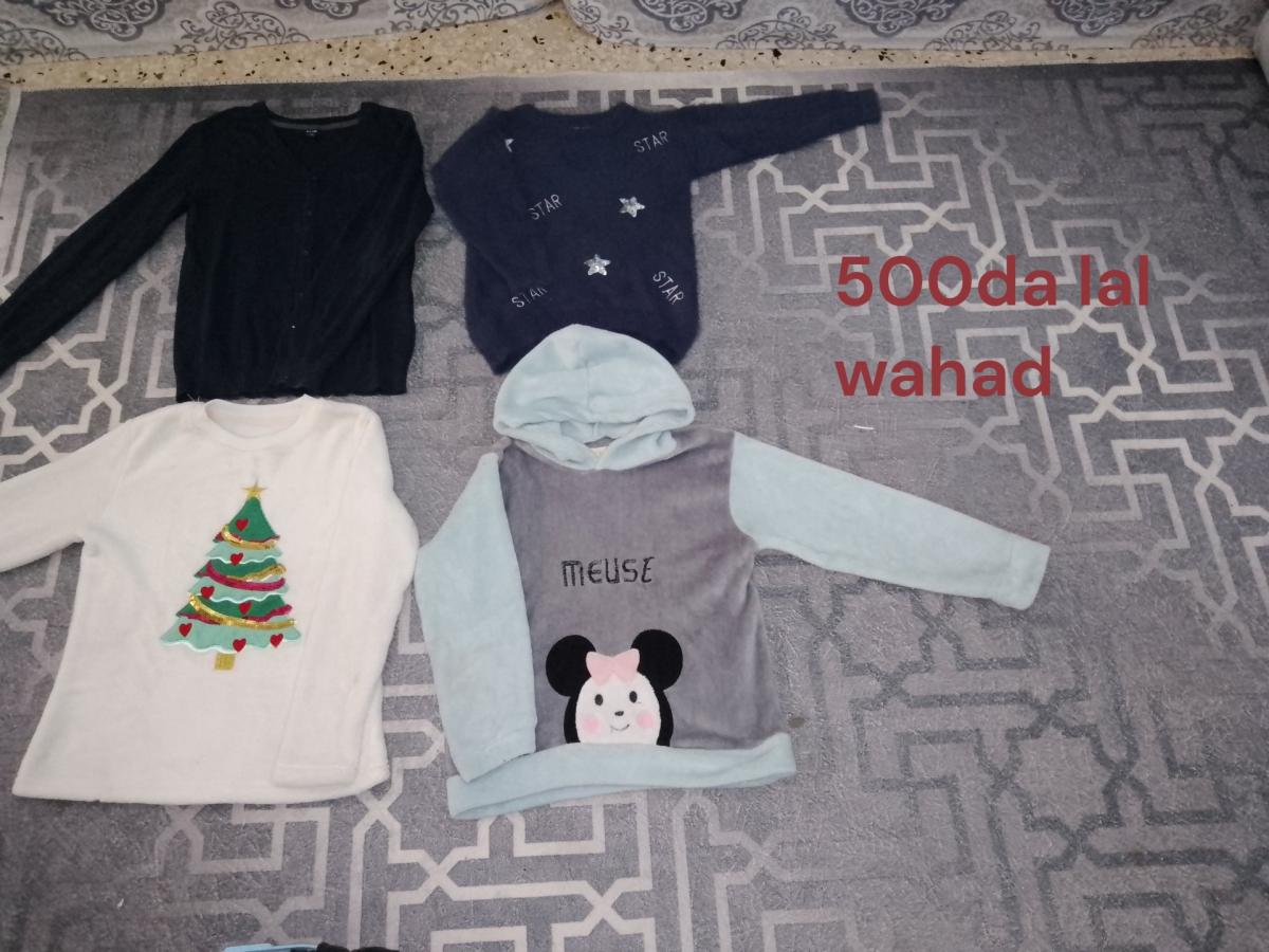 des pantalons fillettes et des pulls fillettes bon prix