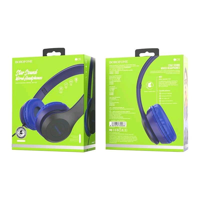 سماعات رأس سلكية BO5 Wired headphones BO5 Star sound