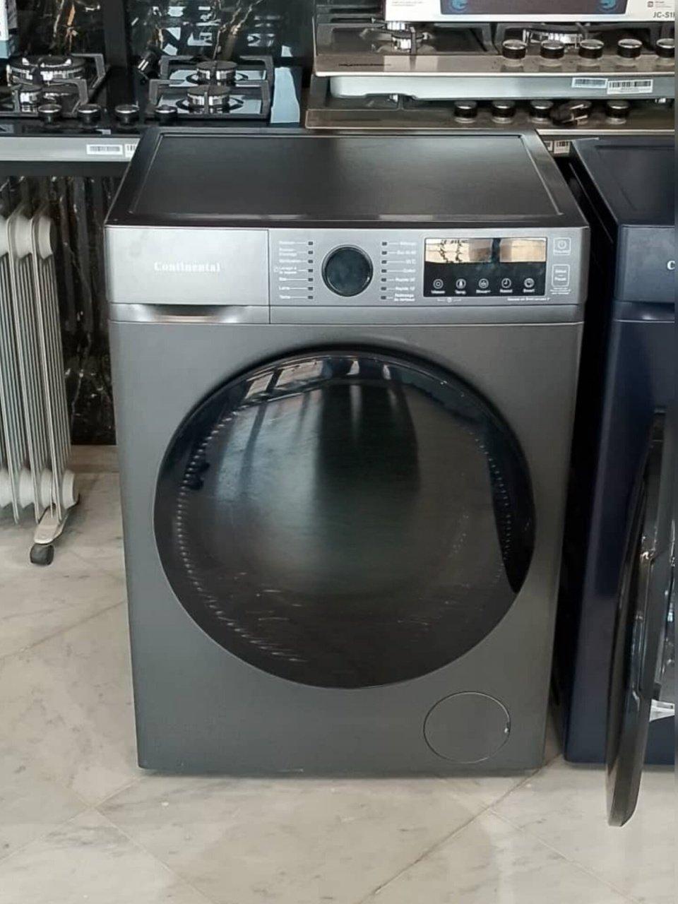 Machine  Laver Marque Continental 6Kg Blanc Gris BleuMachine