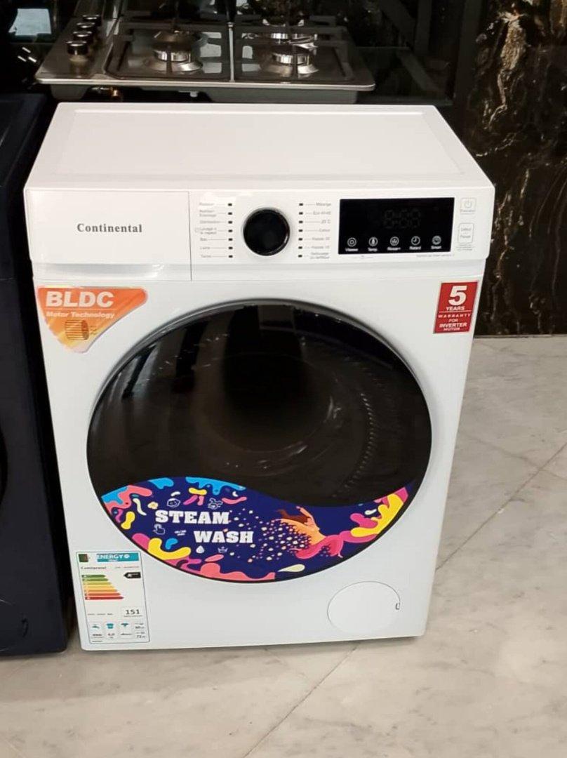 Machine  Laver Marque Continental 6Kg Blanc Gris BleuMachine