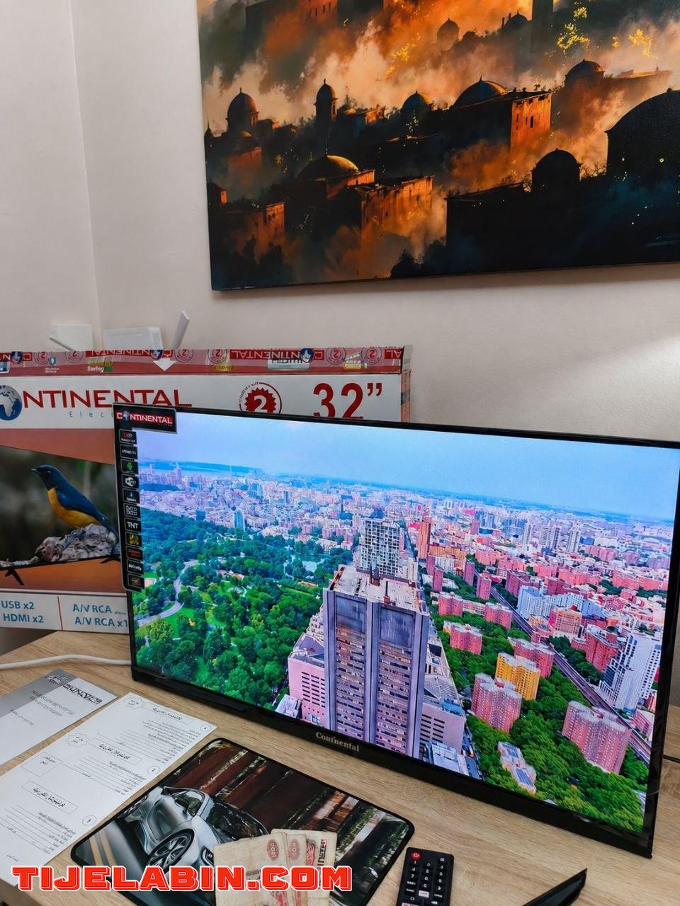 Tv 32P Smart + Démo Intégrer+ Support Marque Continenta