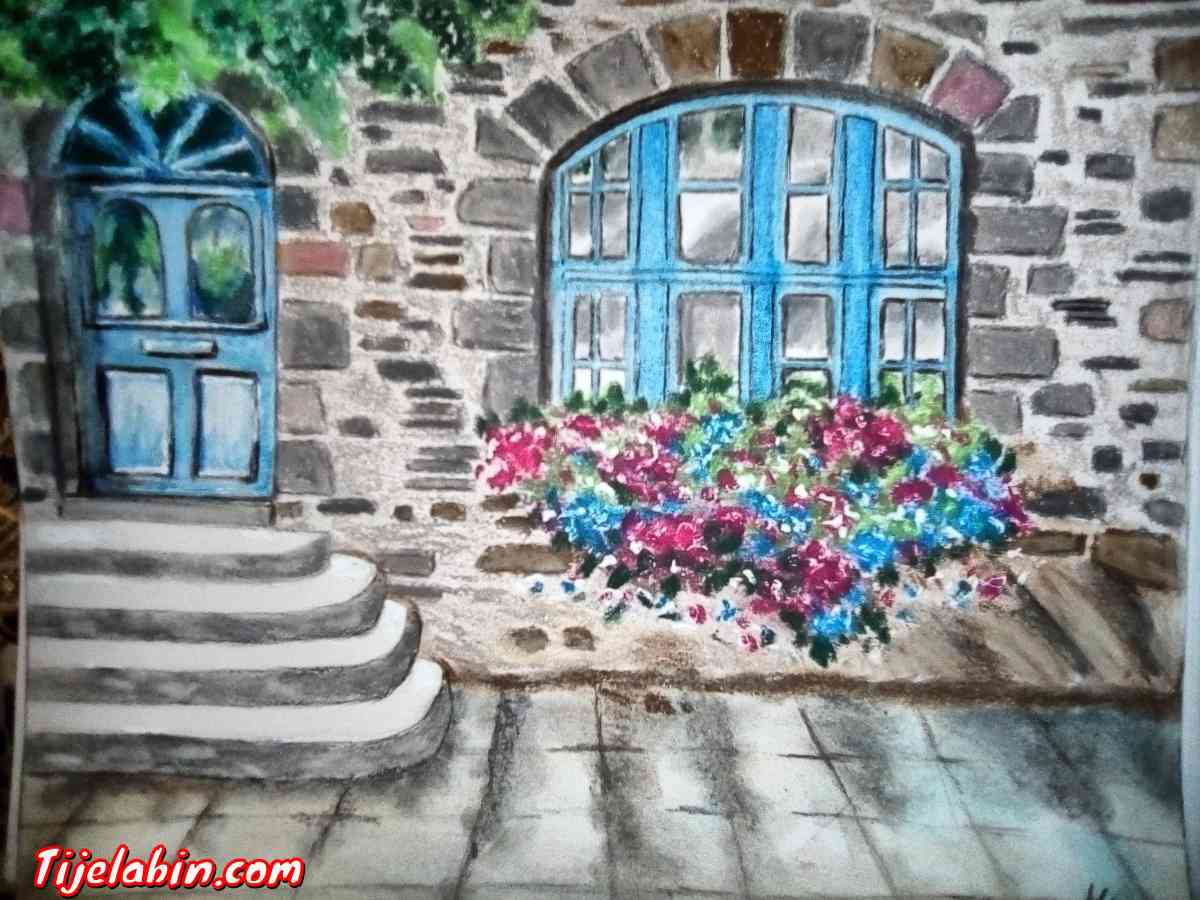 dessin au pastel sec - Alger Centre, Alger