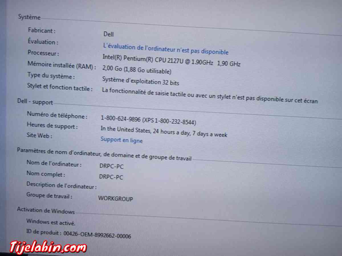 microportable Dell - Bouzareah, Alger