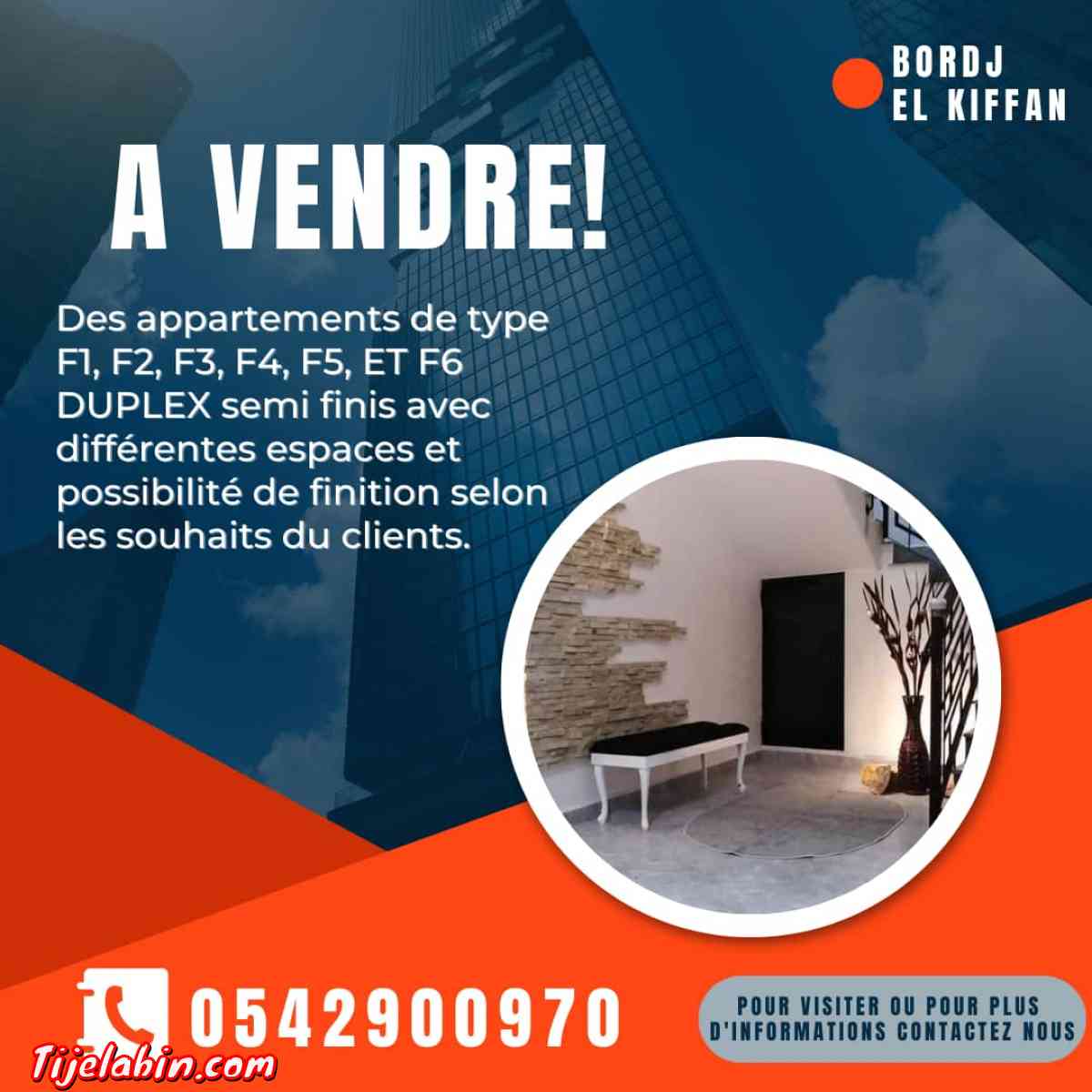 Appartement - Bordj El Kiffan, Alger