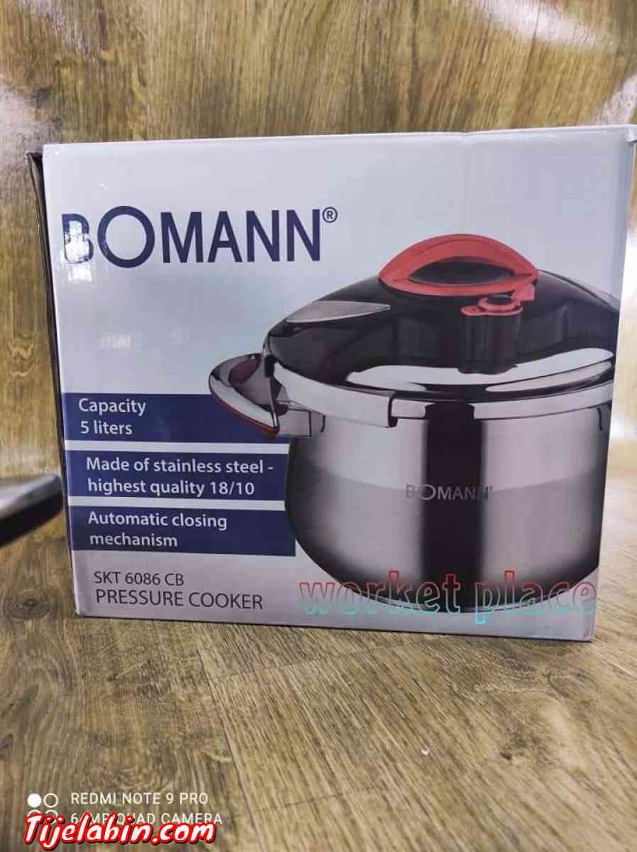 Cocotte minute BOMANN inox 18/10 Capacité 5 litres ferm - Ain Benian, Alger