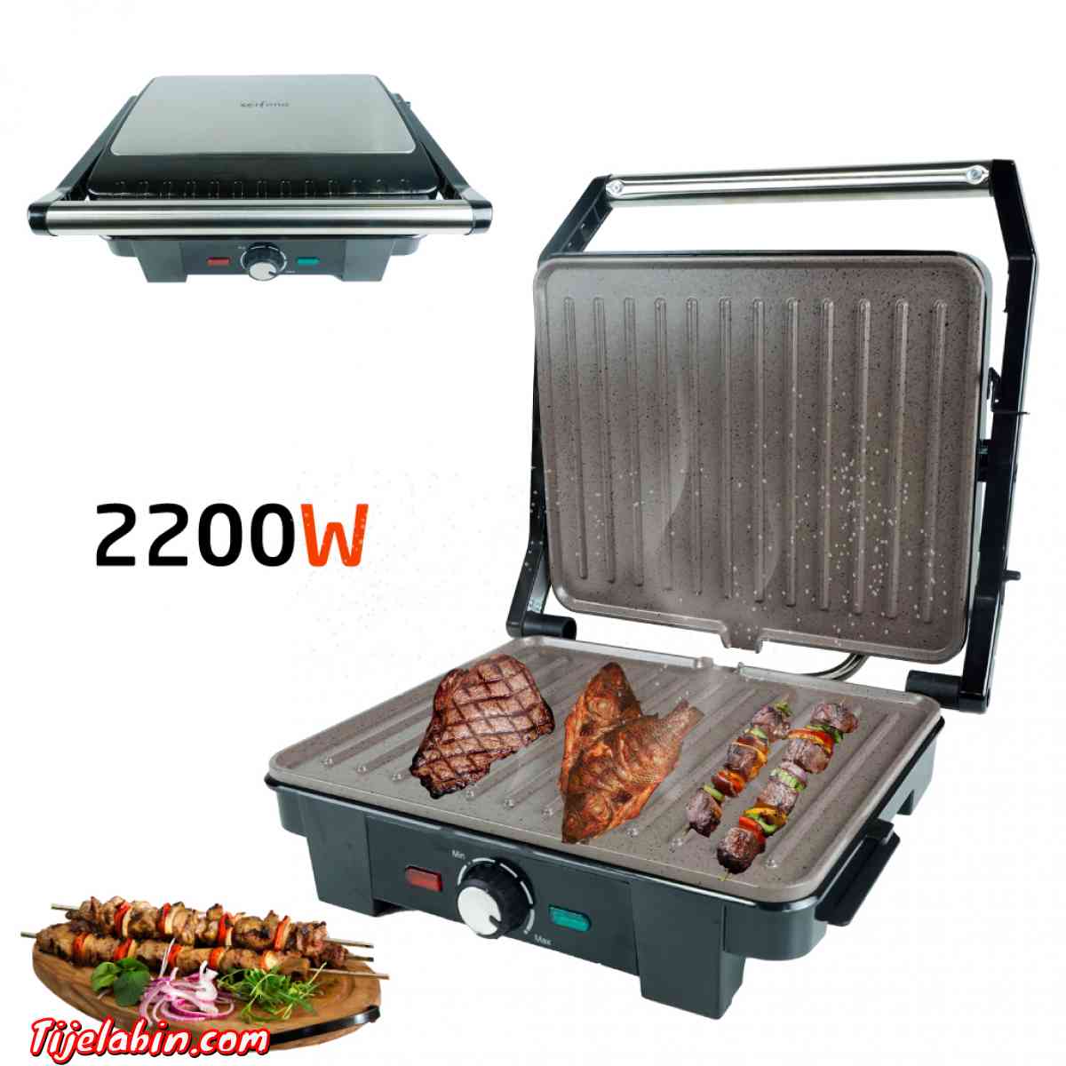 وضعان للطهي: شواء 180 درجة مئوية،شواية على الوجهين.مقبض يدوي - Alger Centre, Alger