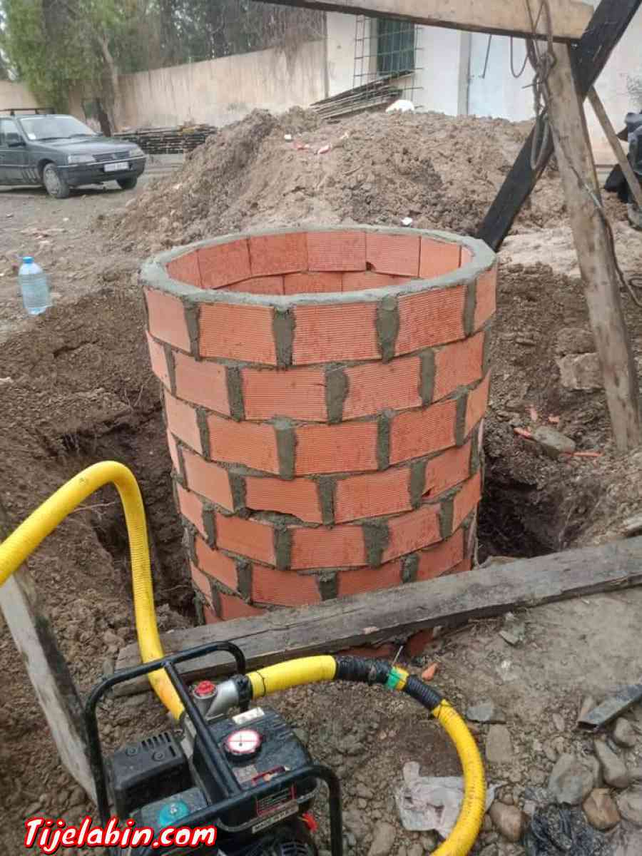 حفر آبار تقليدية