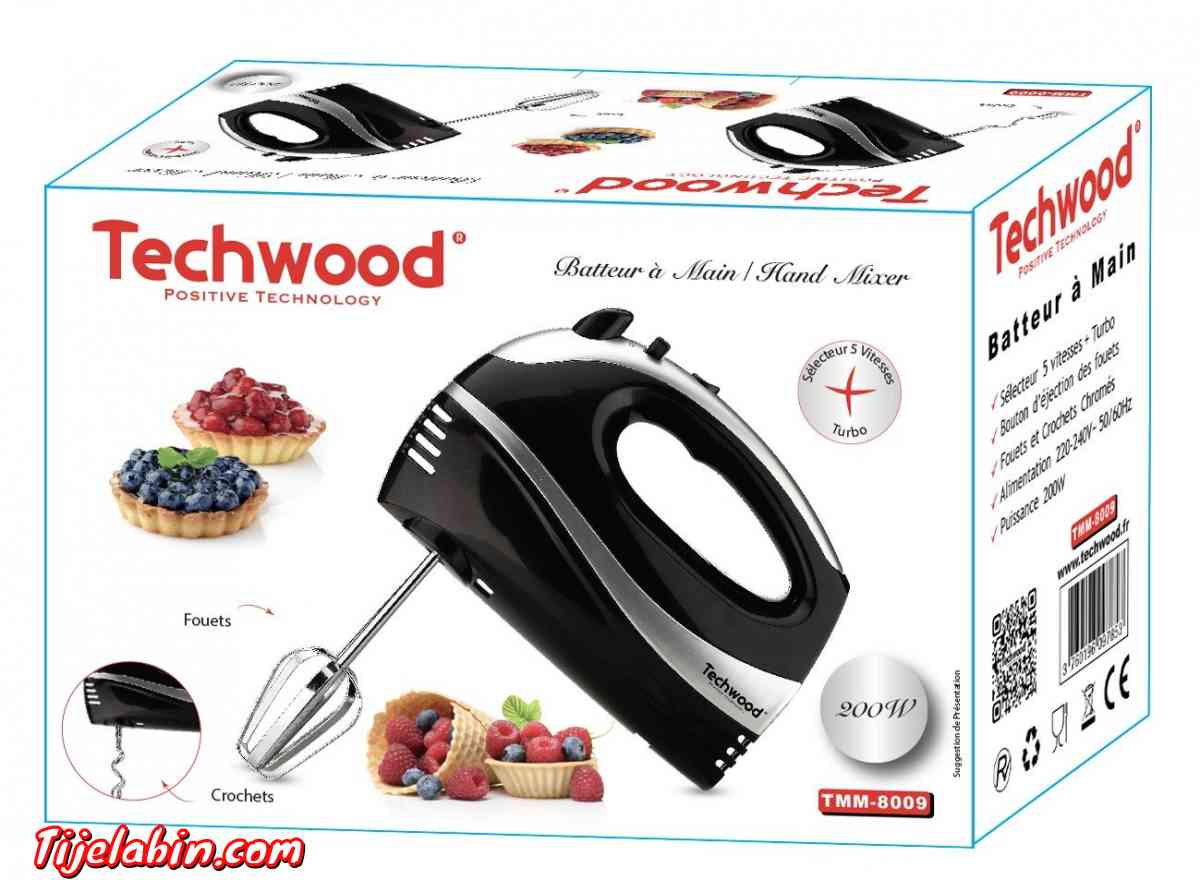 خلاط 5 سرعات مزود بوظيفة السرعة الفائقة وبقوة 200 واط من تيك - Alger Centre, Alger - Tijelabin