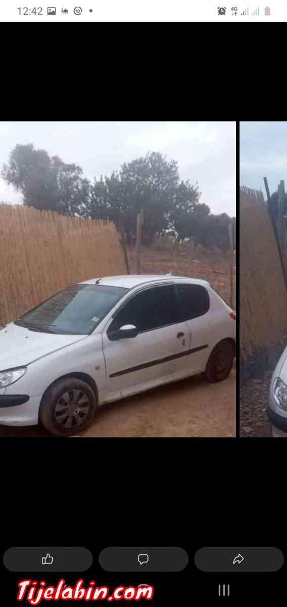 بيجو 206 سنة 2001 - Cherchel, Tipaza