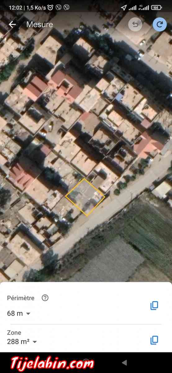 بيع قطعة أرض فالرغاية ذو واجهتين على الطريق تجاري - Ain Benian, Alger