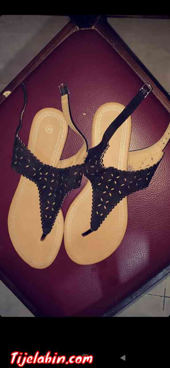 sandale noire d'été - Kouba, Alger