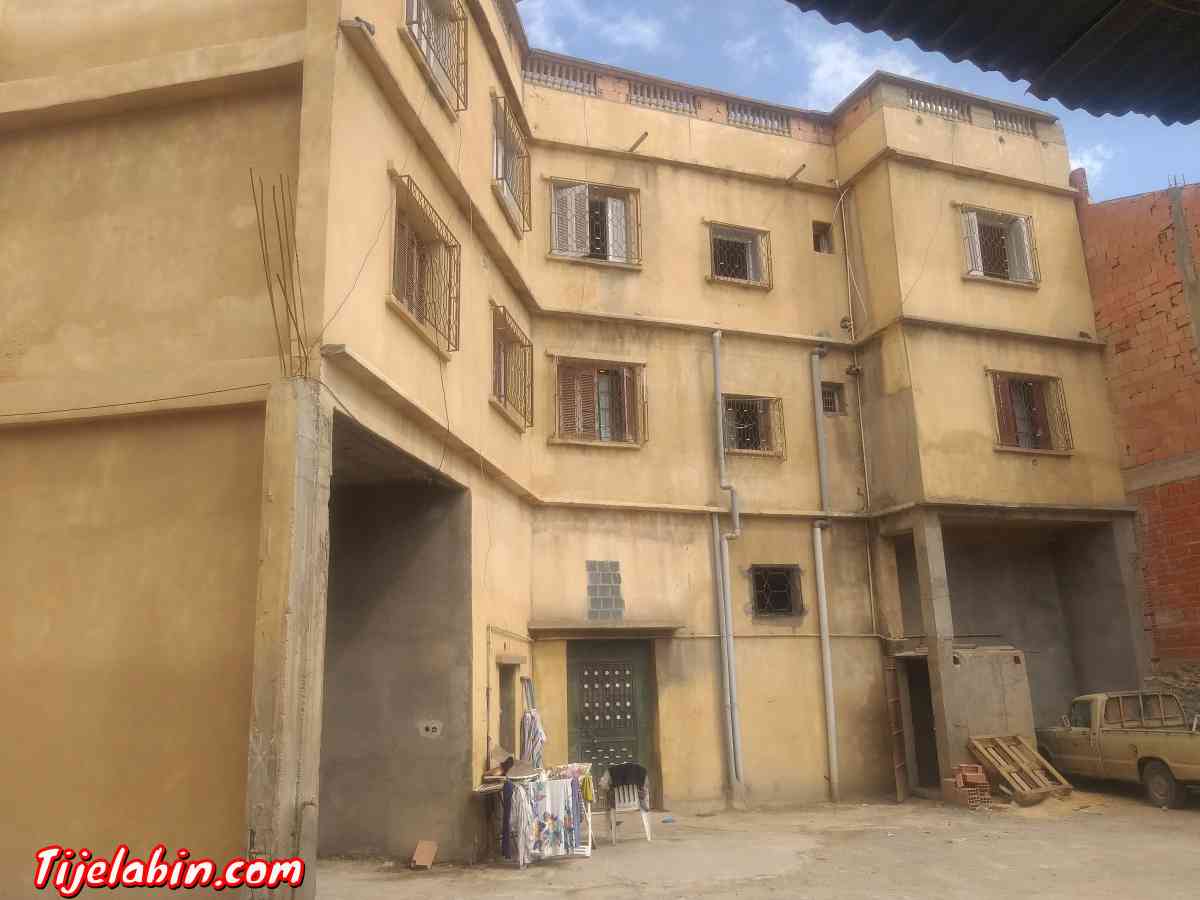 immeuble 2 appartement terrasse 3 locaux garage et  jardin - Sidi Bel Abbes, Sidi Bel Abbes - Tijelabin