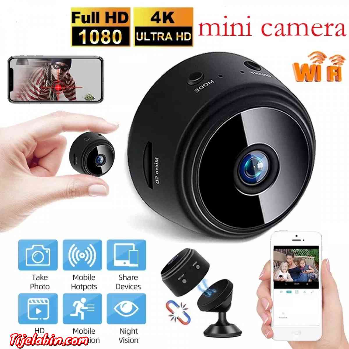 Mini caméra de surveillance A9 IP HD 1080P ÉDITION 4K - Alger Centre, Alger