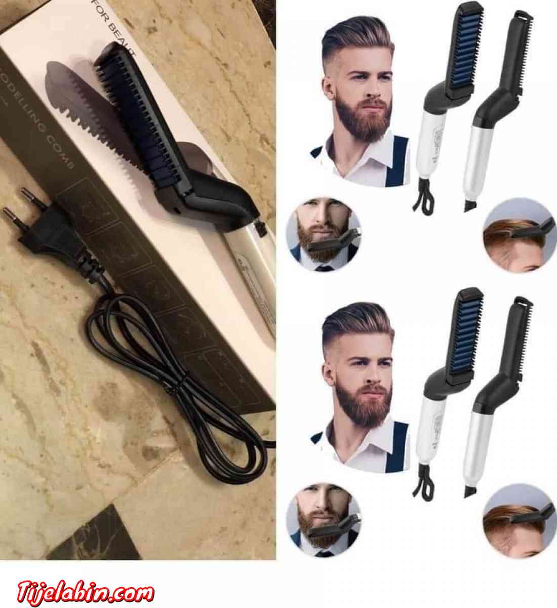 مشط حراري للرجال لحية و شعر - Bou Hanifia, Mascara - Tijelabin