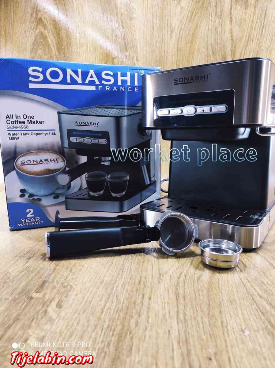 آلة صنع قهوة الإسبريسو الكل في واحد 850 واط 15 بار سعة 1.6 - Oran, Oran - Tijelabin