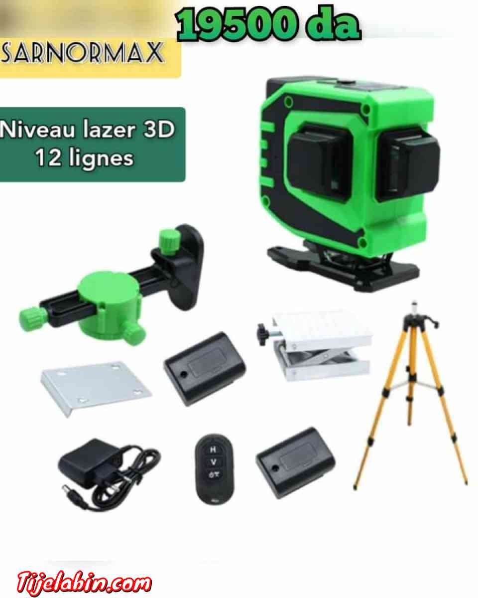 Niveau lazer Sarnormax 3D 12 lignes + Auto-nivellement + D - Oran, Oran - Tijelabin