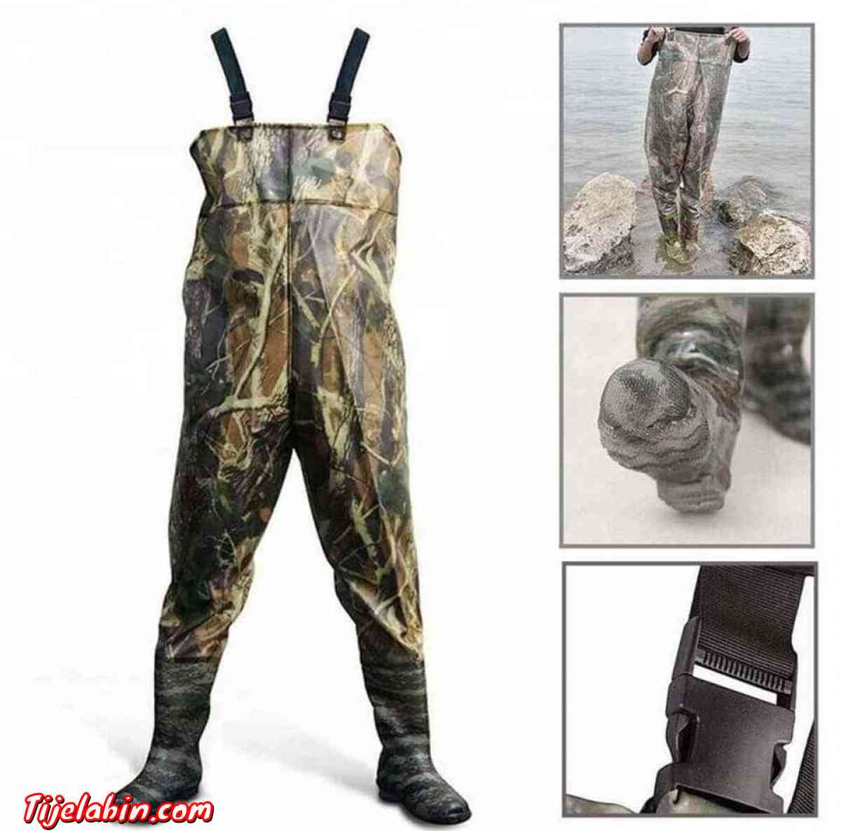 بدلة التستر والتخفي مضادة للتبلل مقاومة للماء مع احذية مدم