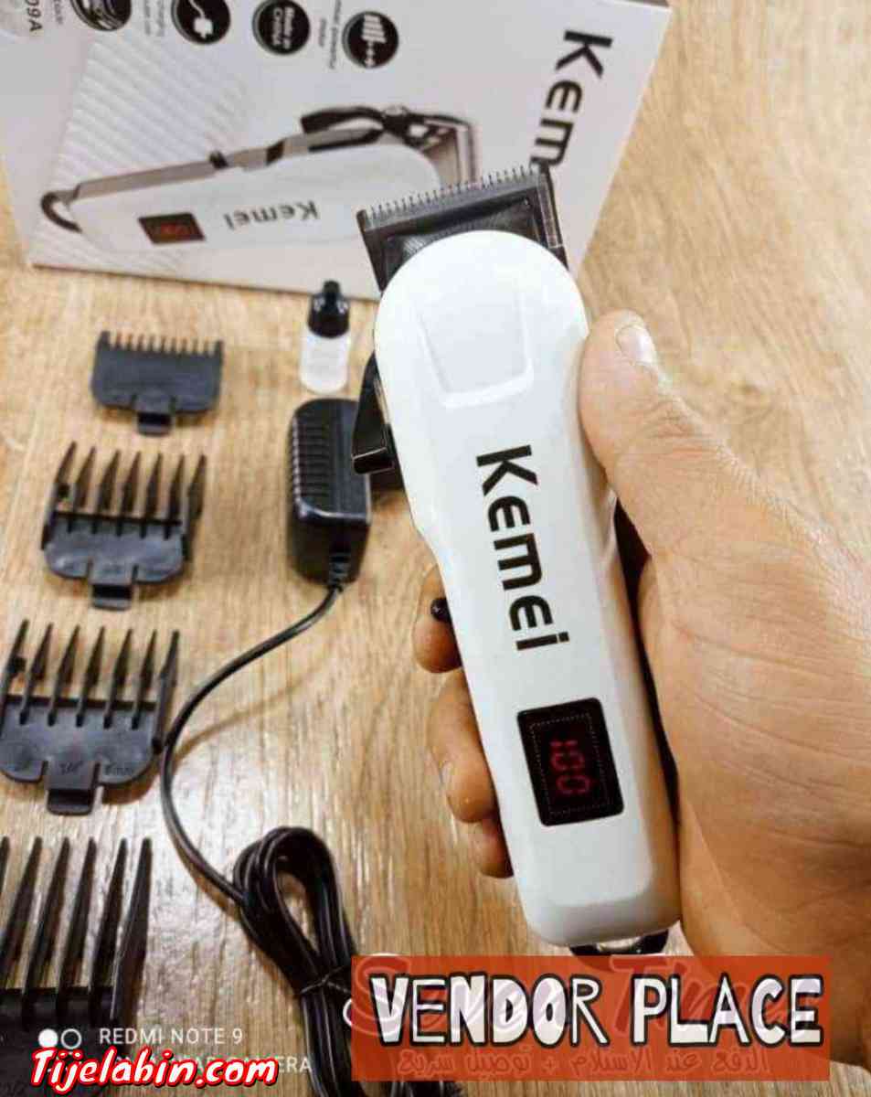 Tondeuse kemei blanc rechargeable Professionelle 809Aثاني أ - Bab Azzouar, Alger - Tijelabin