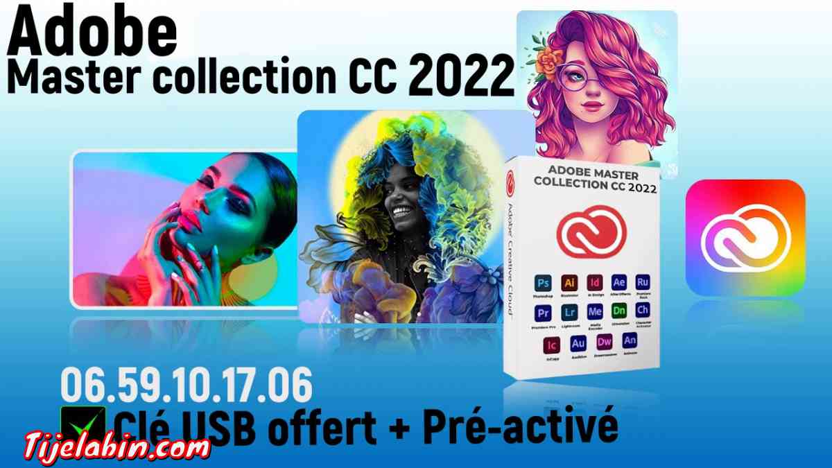 Logiciels Adobe collection 2022/2021 pour MacBook et Windows sur clé USB 32GB - El Biar, Alger - Tijelabin