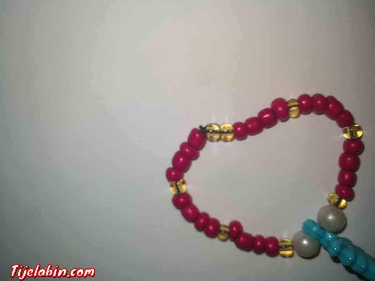 bracelet avec perles