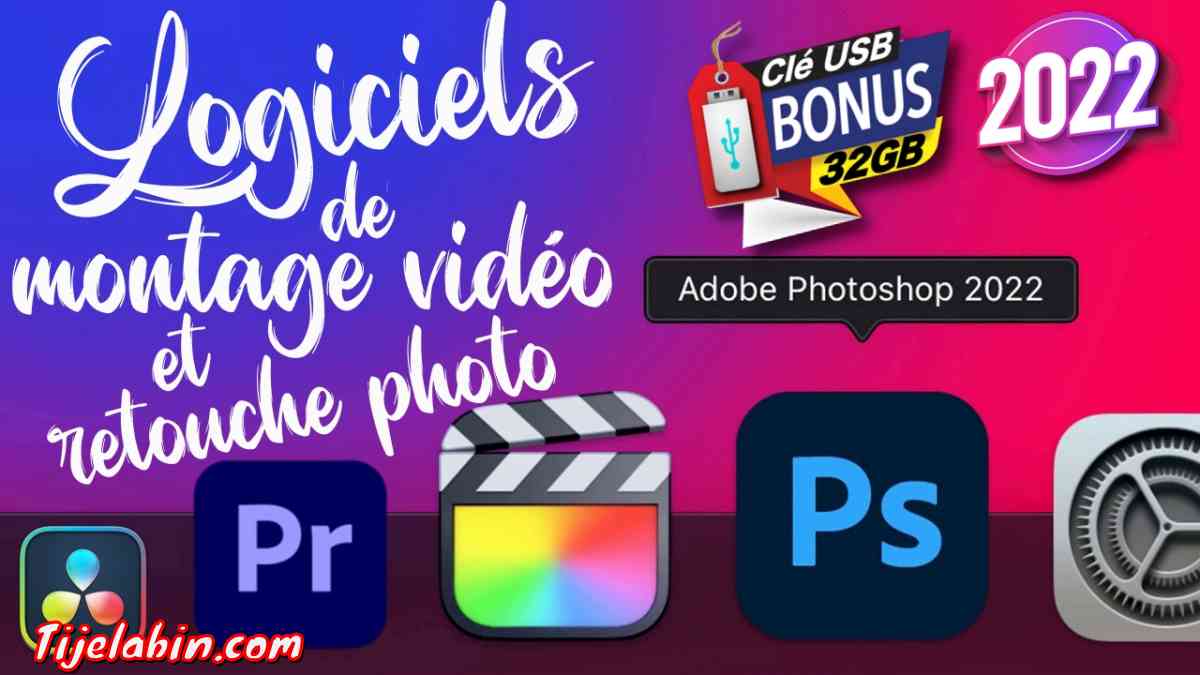 Logiciels de montage vidéo et retouche photo pour MacBook - Beni Messous, Alger - Tijelabin