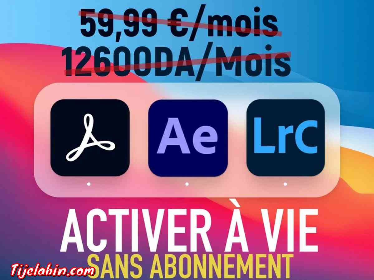 Adobe Creative Cloud 2021 (macOS) (Version multilingue préactivée à vie) - Beni Messous, Alger - Tijelabin