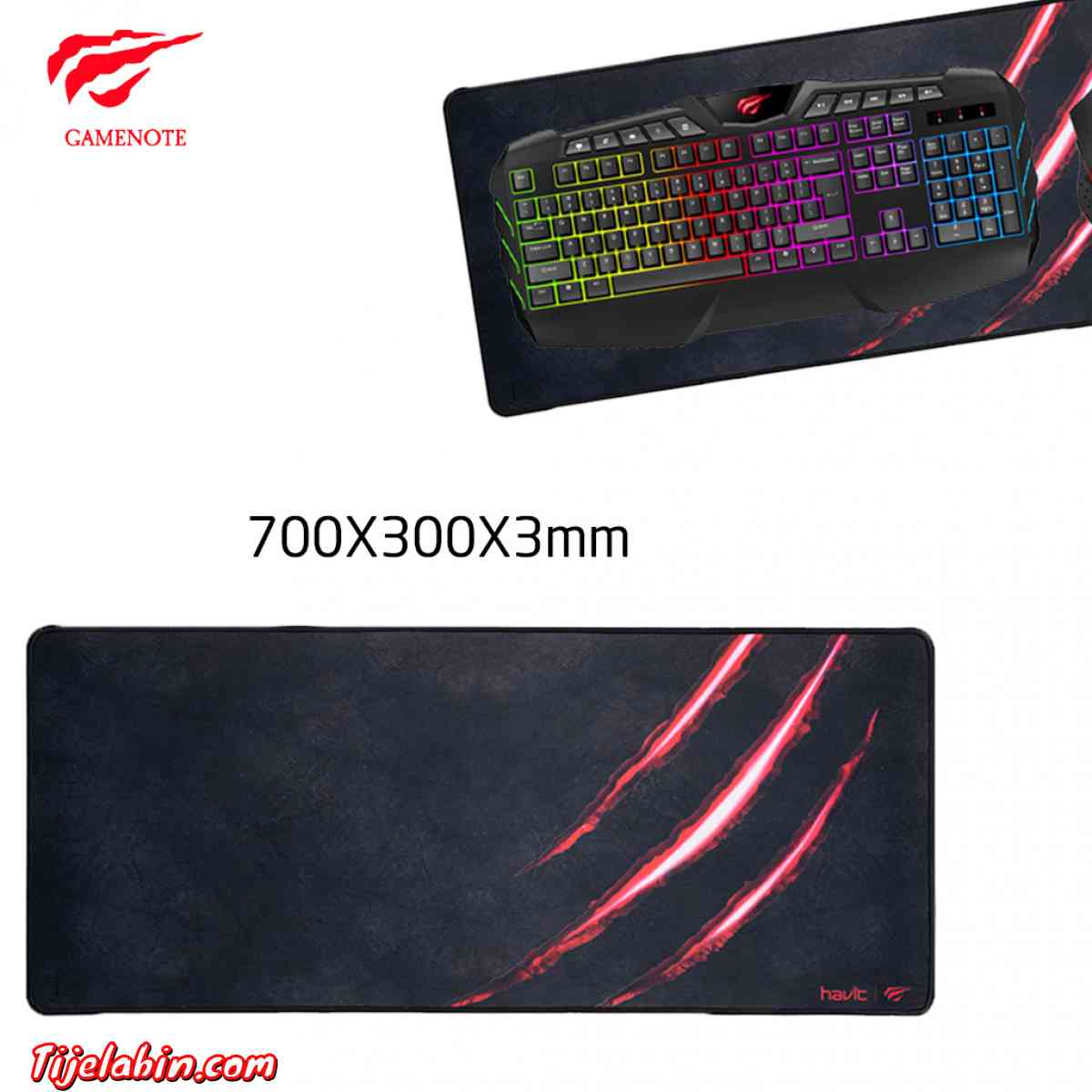 بساط الفأرة ولوحة المفاتيح كبير الحجم بتصميم عصري مصنوع من ق - Alger Centre, Alger