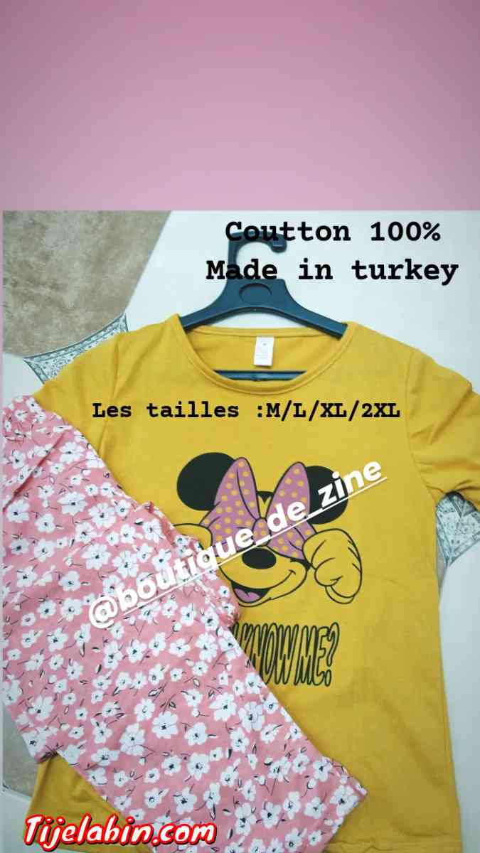 بيجامة تركية أصلية بيع جملة و ديطاي - Bouraoui Belhadef, Jijel