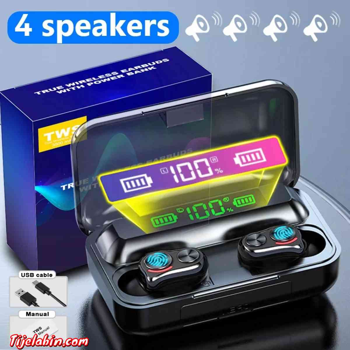 سماعات بلوتوث Redmi Airdots 2 +سماعات بلوتوث TWS ببطارية 300 - Tiaret, Tiaret - Tijelabin