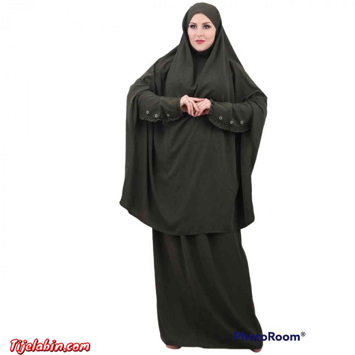 جلباب أنيق قطعتين الخامة رويال كريب ياباني متوفر بالمخزون  0 - Alger Centre, Alger