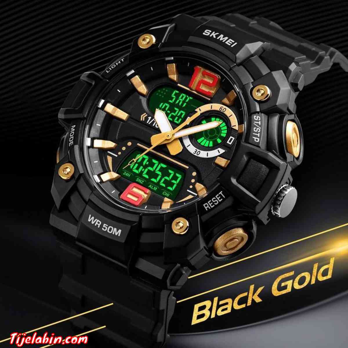 montre skmei original modèle 1529(noir/gold) - Boudouaou, Boumerdes - Tijelabin