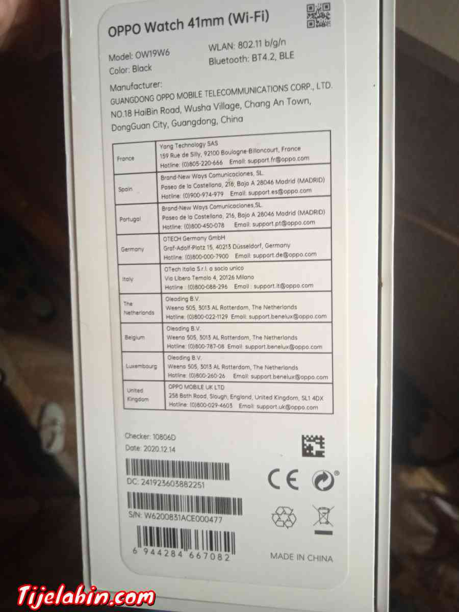 watch oppo 41mm jamais utilisé ساعه اوبو  جديده لم تستعمل41m - Alger Centre, Alger - Tijelabin