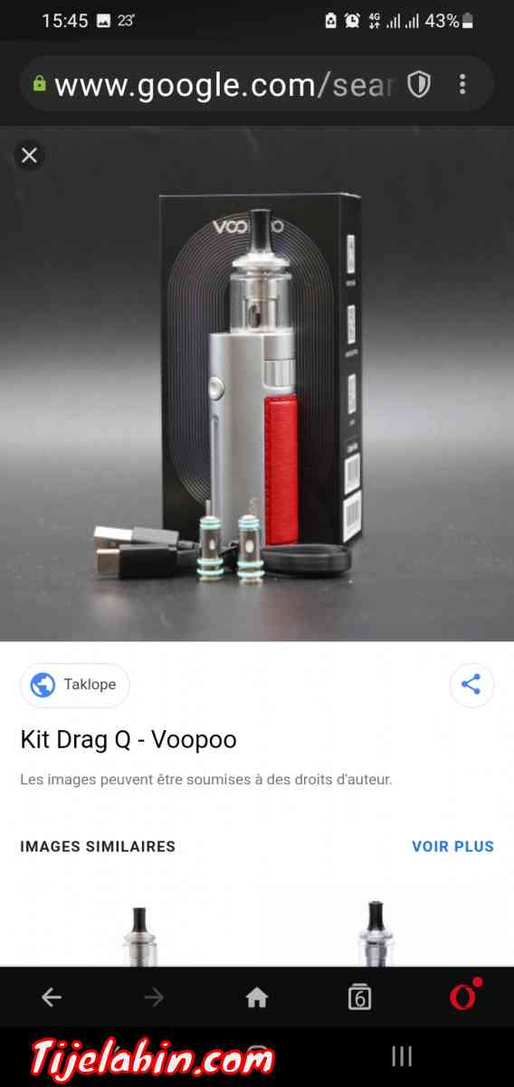 cigarette électronique voopoo DRAG Q - Ain Benian, Alger - Tijelabin