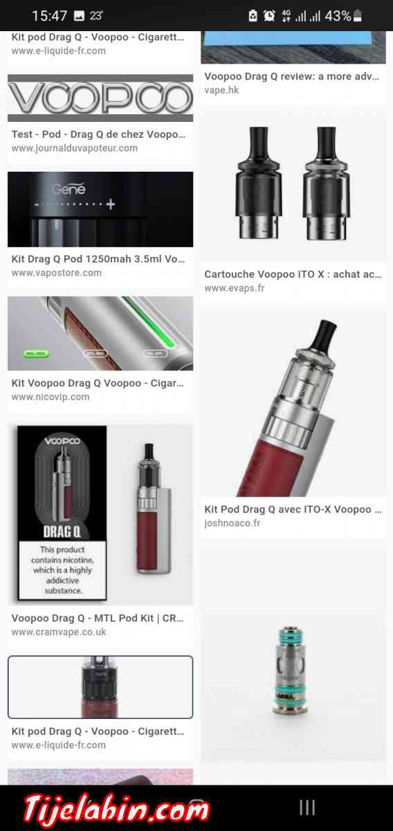 cigarette électronique voopoo DRAG Q - Ain Benian, Alger - Tijelabin