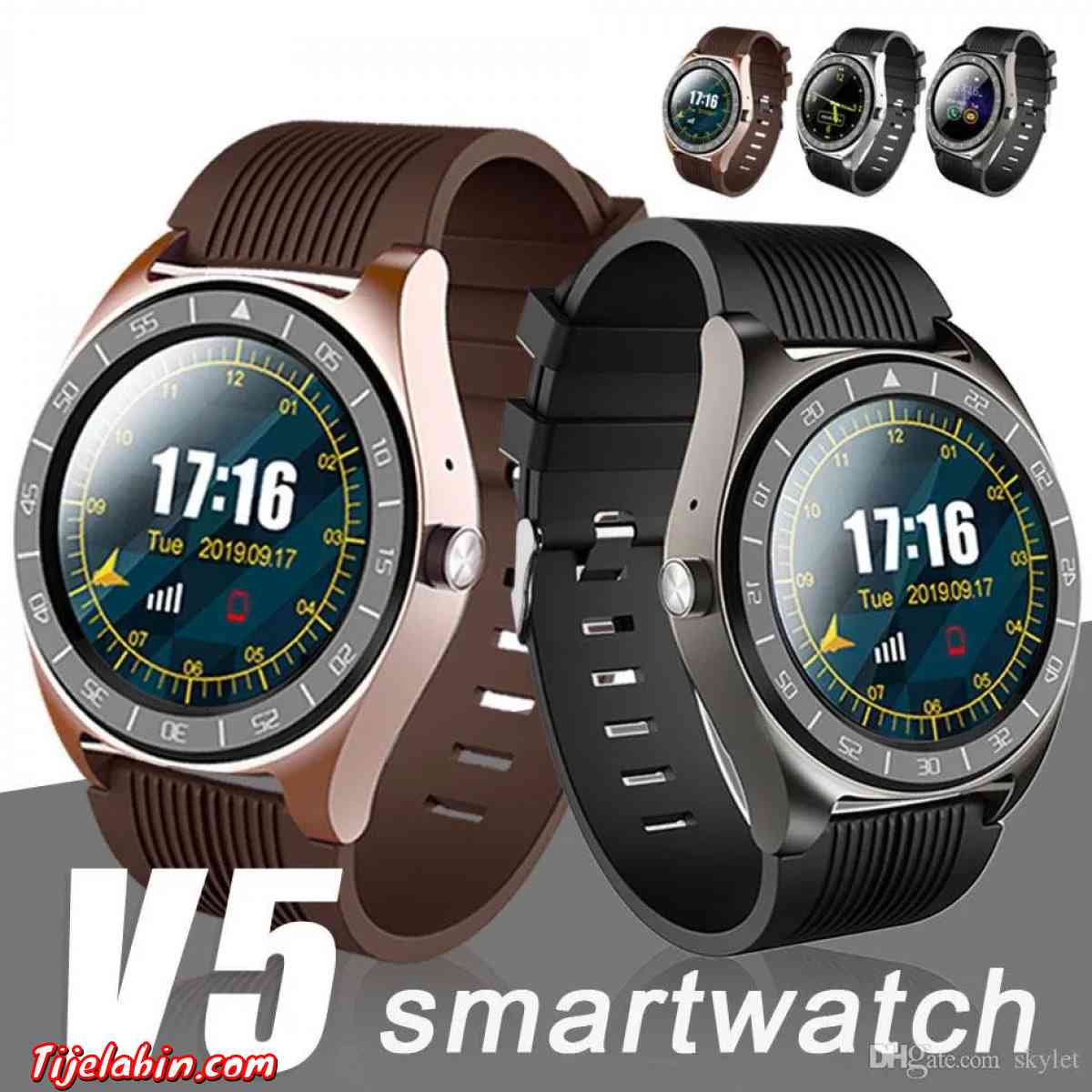 ساعة ذكية بشريحة و كارت و كاميرا مع خاصية حساب نبضات القلب s