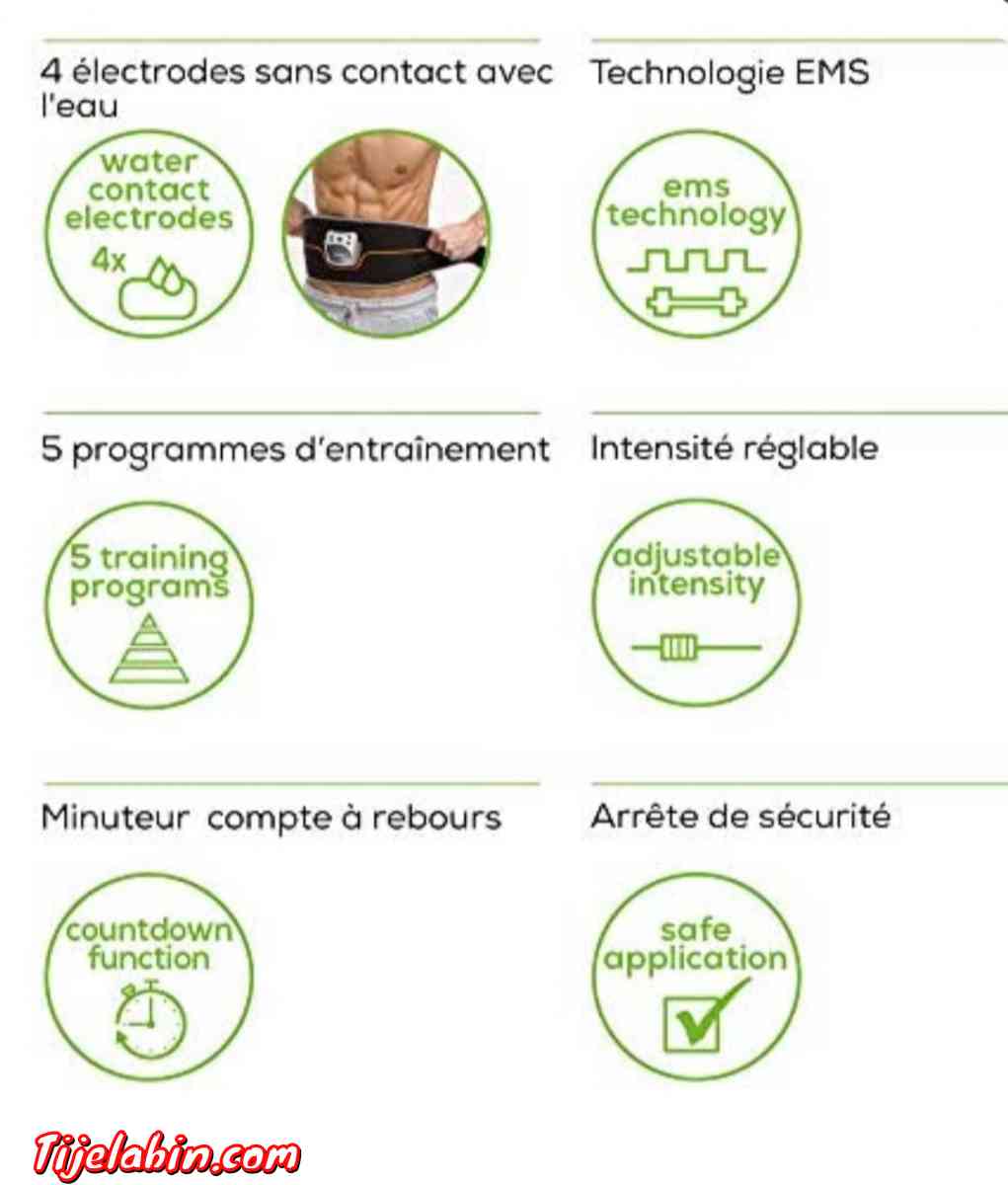 ceinture de musculation abdominale Beurer Em35 - Tlemcen, Tlemcen - Tijelabin