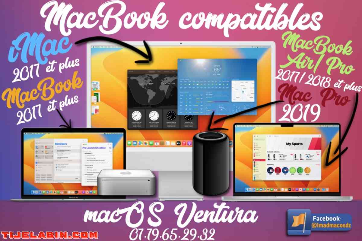 macOS Ventura Systéme Bootable sur clé USB 32GB + 170 Logiciels Professionnel Bonus - Beni Messous, Alger - Tijelabin