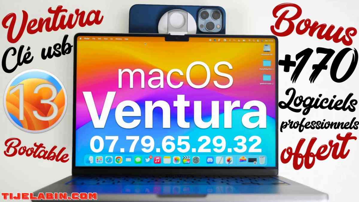 macOS Ventura Systéme Bootable sur clé USB 32GB + 170 Logiciels Professionnel Bonus - Beni Messous, Alger