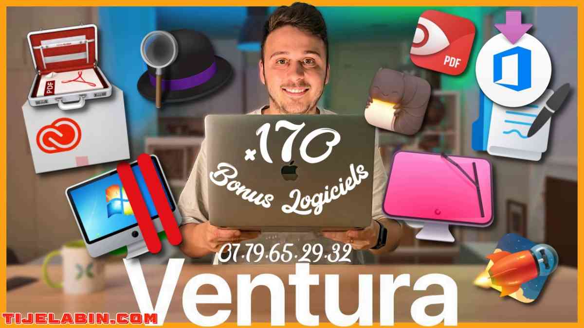 macOS Ventura Systéme Bootable sur clé USB 32GB + 170 Logiciels Professionnel Bonus - Beni Messous, Alger - Tijelabin