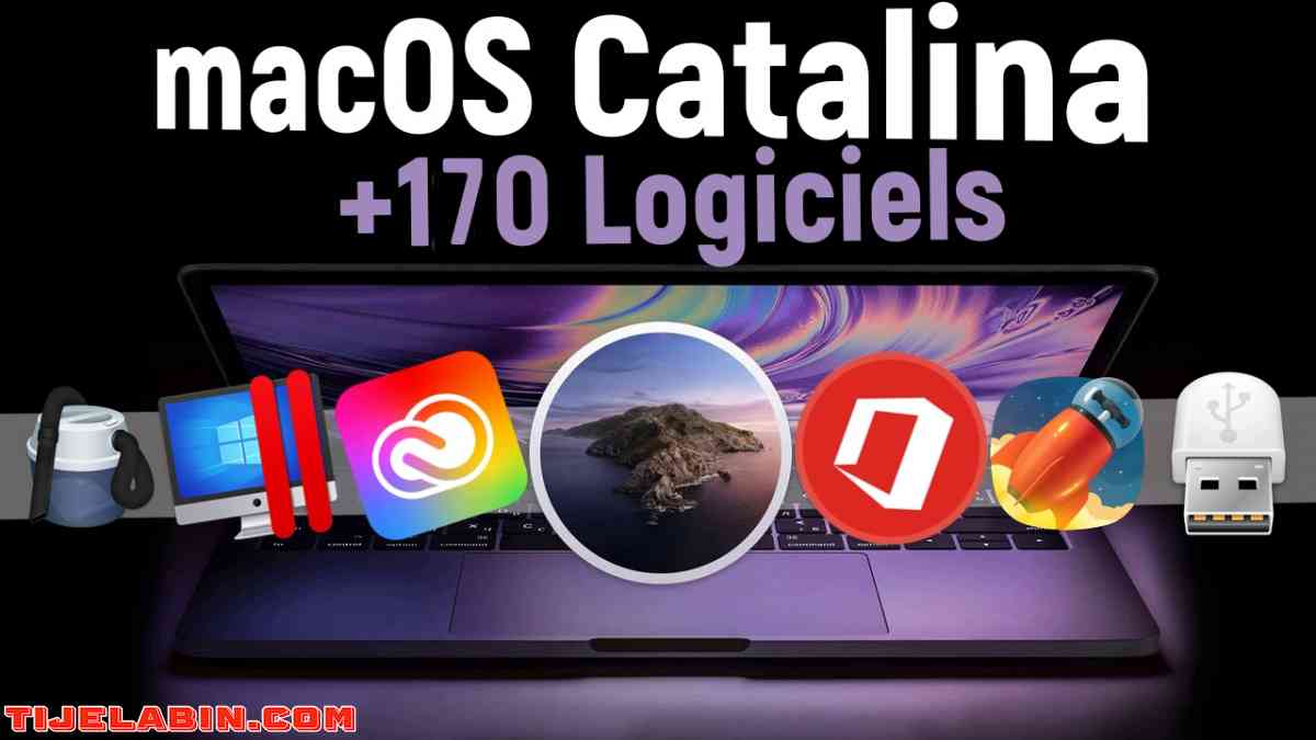 Systéme macOS Catalina Bootable sur clé USB 32GB + 170 Logiciels Professionnel Bonus - Ben Aknoun, Alger - Tijelabin