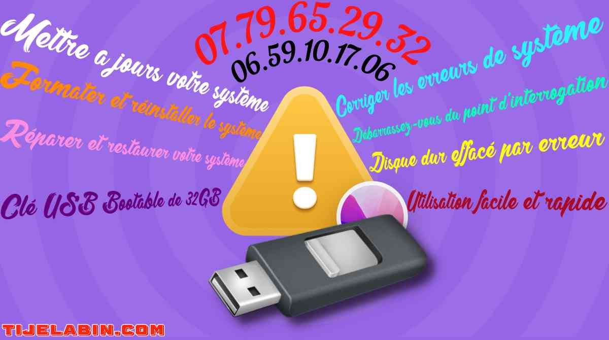 macOS Monterey Systéme Bootable sur clé USB 32GB + 170 Logiciels Professionnel Bonus - Beni Messous, Alger - Tijelabin