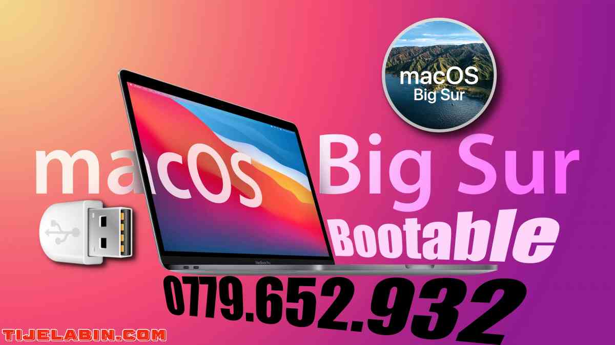 Systéme macOS Big Sur Bootable sur clé USB 32GB + 170 Logiciels Professionnel Bonus - Beni Messous, Alger - Tijelabin