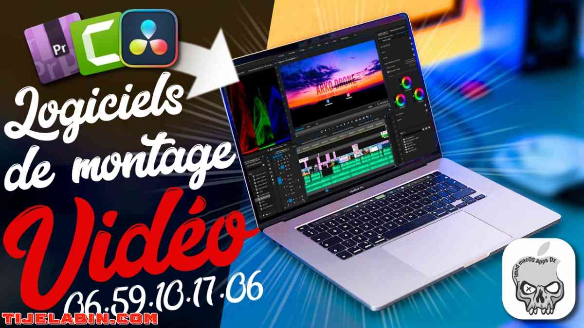 Logiciels de montage vidéo et retouche photo pour MacBook - Beni Messous, Alger - Tijelabin