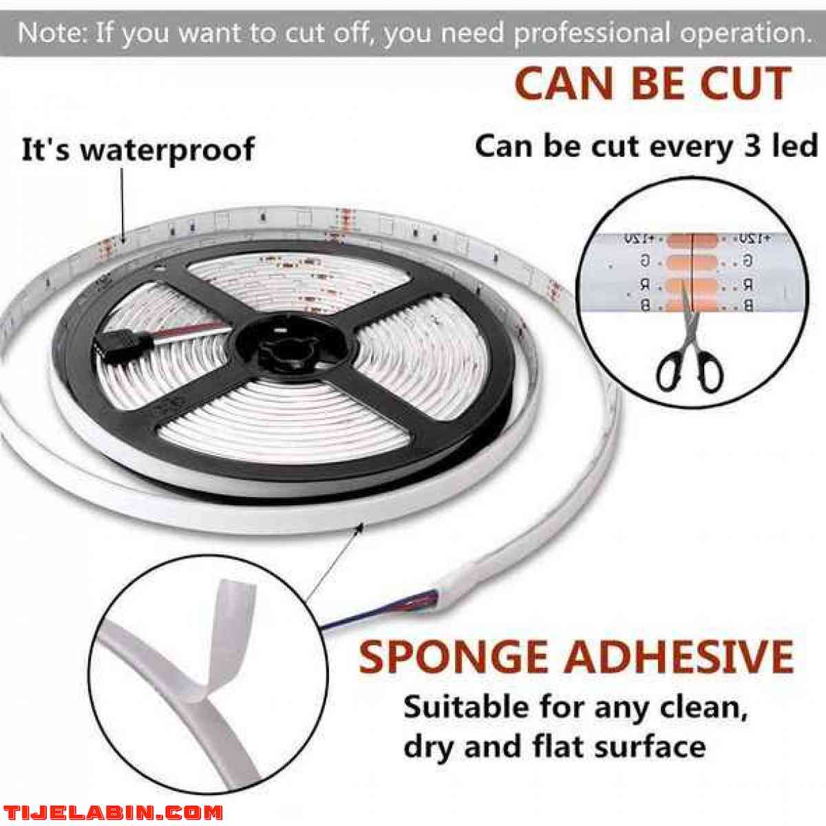 شريط LED مُتعدد الألوان لتزيين الغُرف و المحلات بطول 500 سم Ba - Alger Centre, Alger - Tijelabin