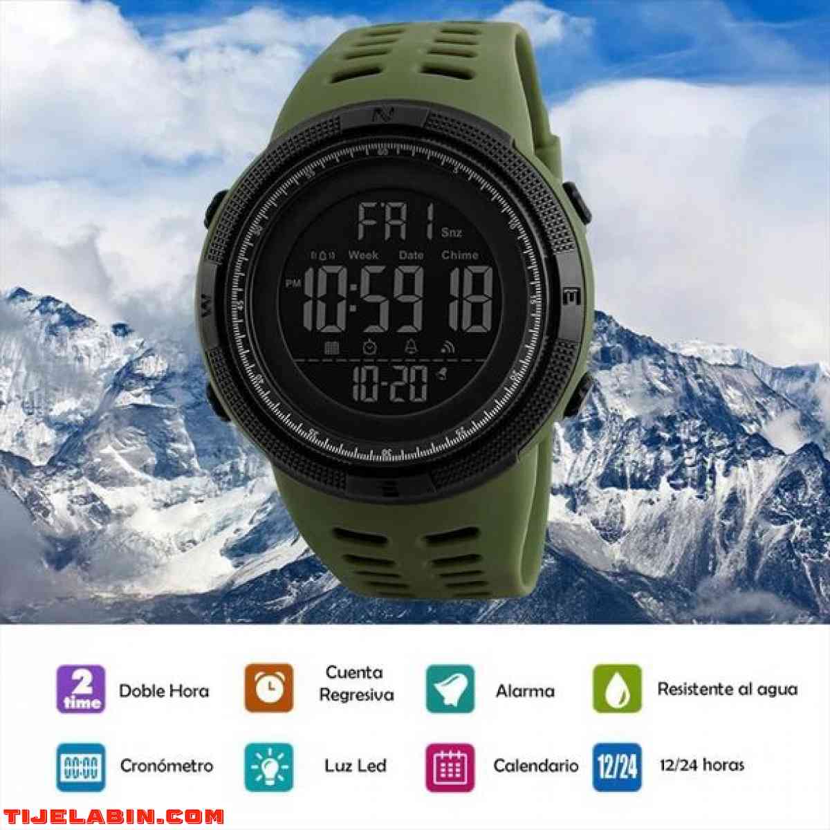 ساعة رجالية بتصميم رياضي مقاوم للماء و حزام قوي لمظهر أنيق - Alger Centre, Alger - Tijelabin