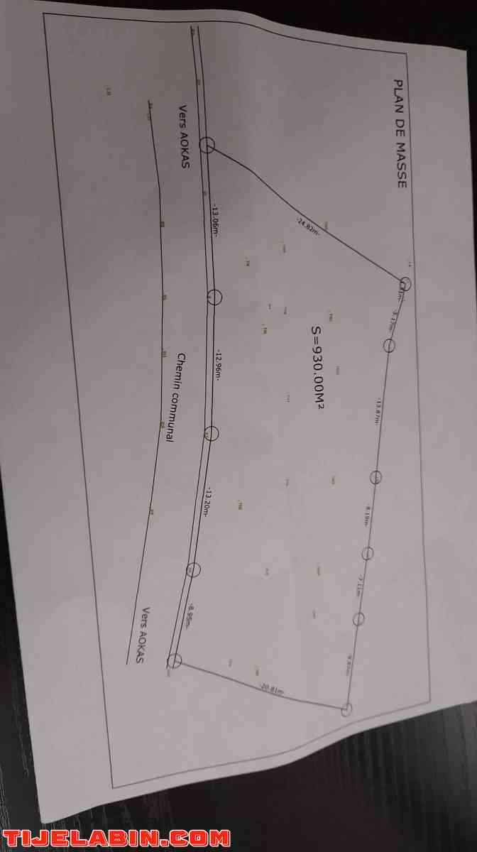 terrain - Aokas, Béjaïa - Tijelabin